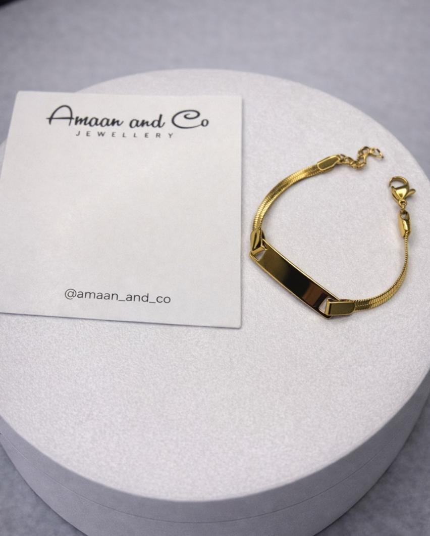 Custom Engraved Baby Bracelet