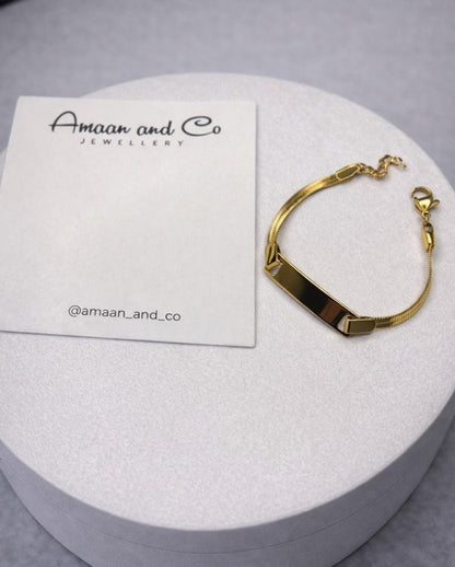 Custom Engraved Baby Bracelet