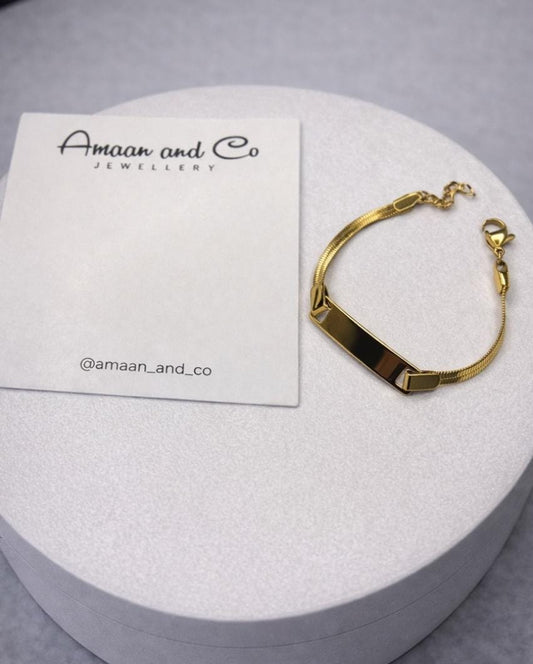 Custom Engraved Baby Bracelet